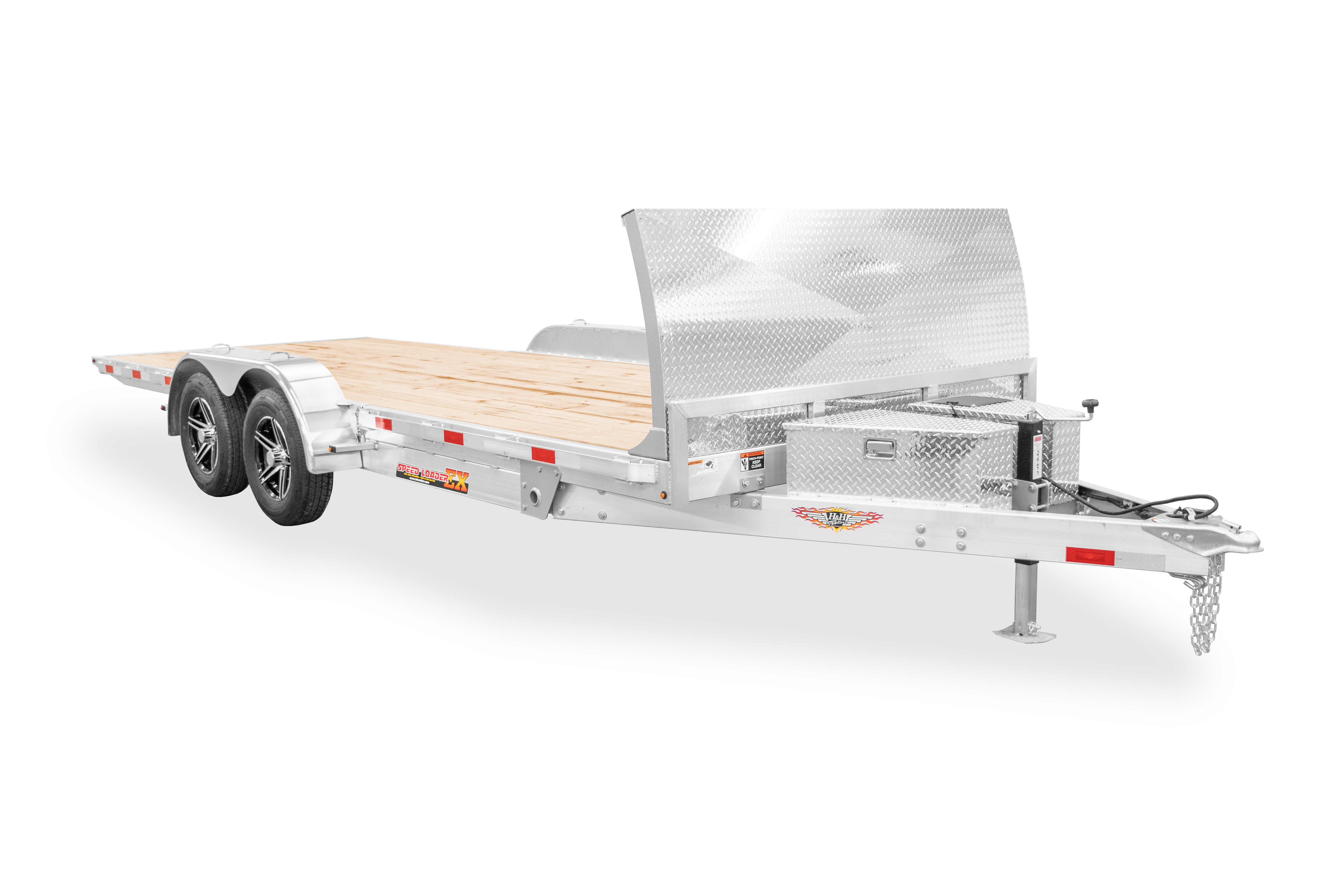 82x24 Aluminum Electric Tilt Speed Loader Car Hauler, 14K